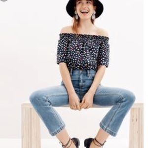 J.Crew Cotton Off-the-shoulder Top